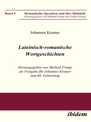 cover image of Lateinisch-romanische Wortgeschichten